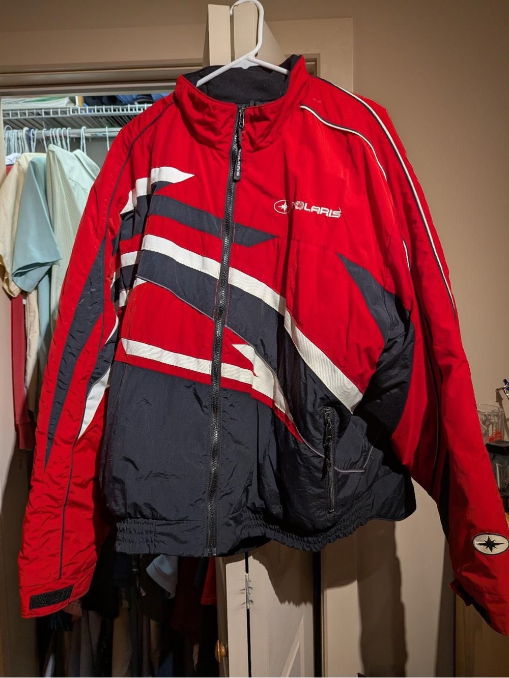 Men's Red and Black Insulated snowcoat Polaris